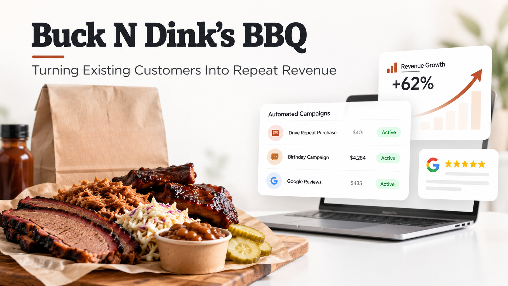 How Lumifi Generated $11,000+ in Attributed Sales for Buck N Dink’s BBQ in the First Month.